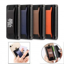PU Leather Cell Phone Card Holder